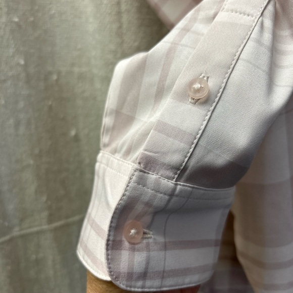 UNDER ARMOUR /WOMENS HIGH TIDE PLAID LONG-SLEEVE T-SHIRT/LOOOSE HEATGEAR/ size S - Picture 4 of 10